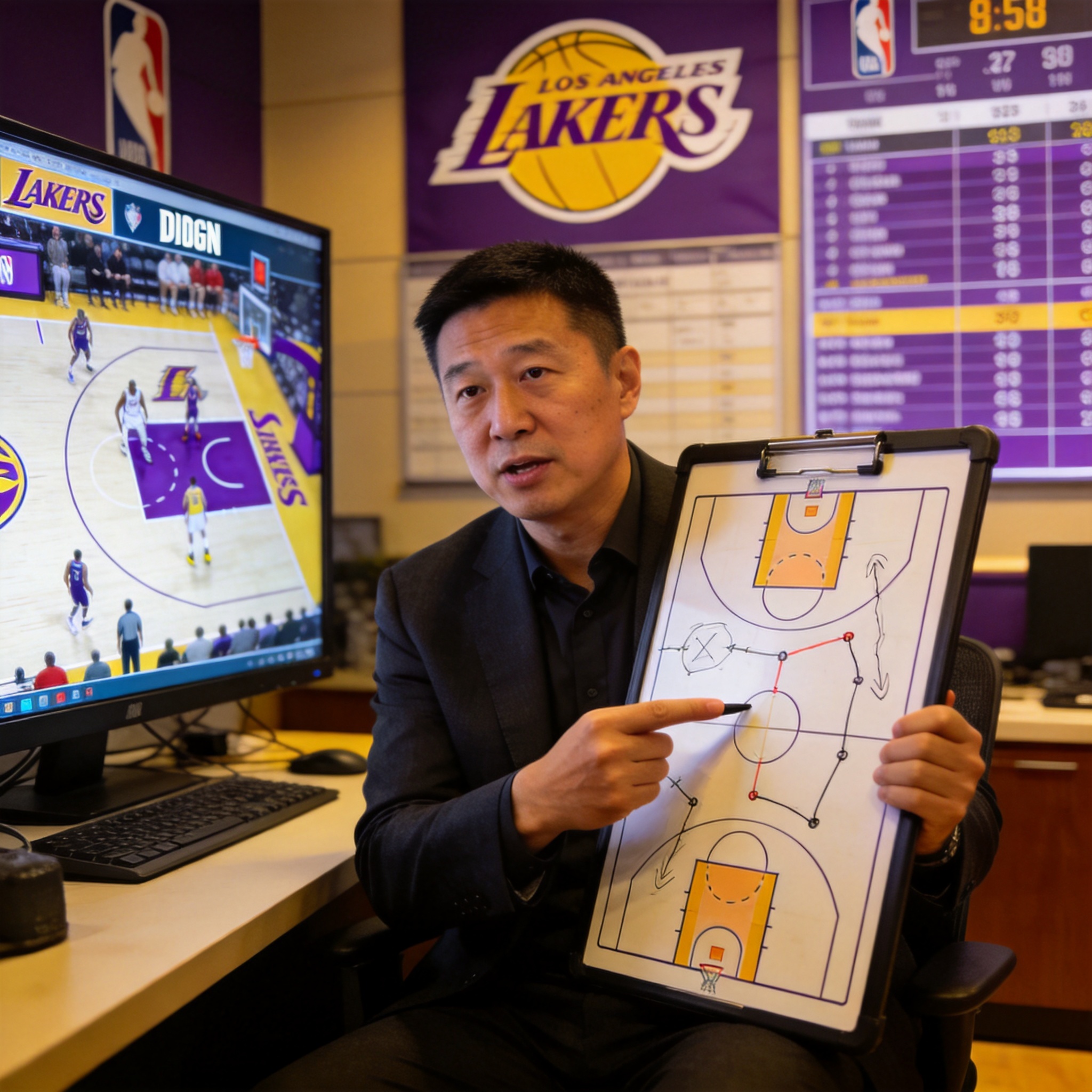 篮球分析师 李群 NBA 战术分析
